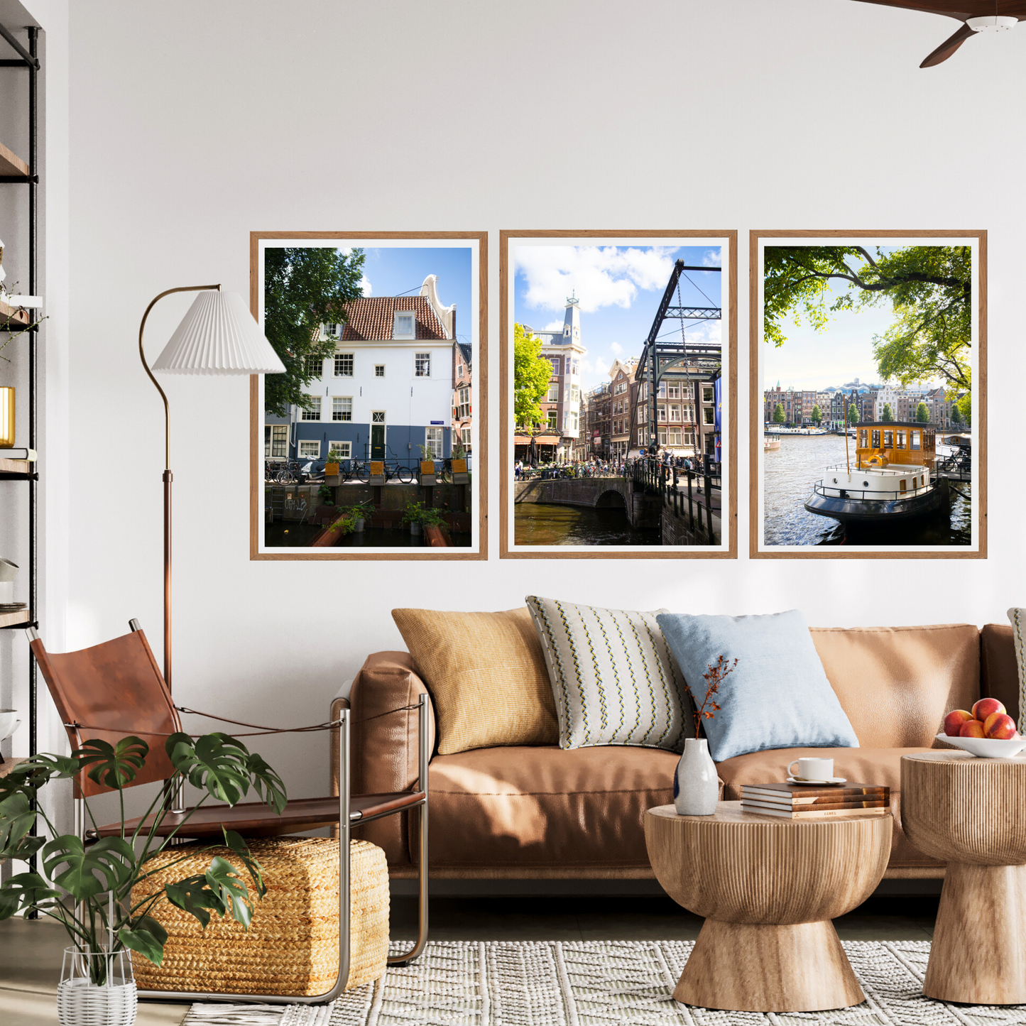 Amsterdam Canal Gallery Set of 3