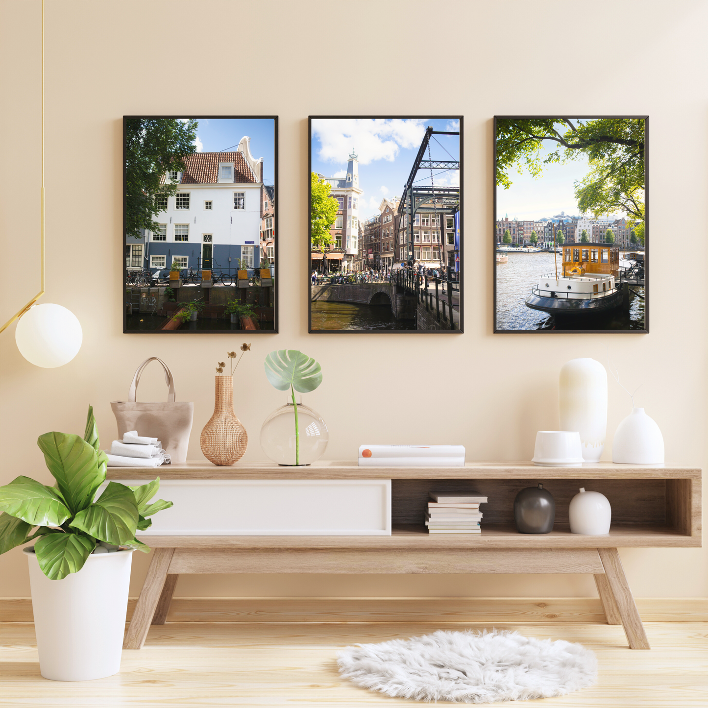 Amsterdam Canal Gallery Set of 3